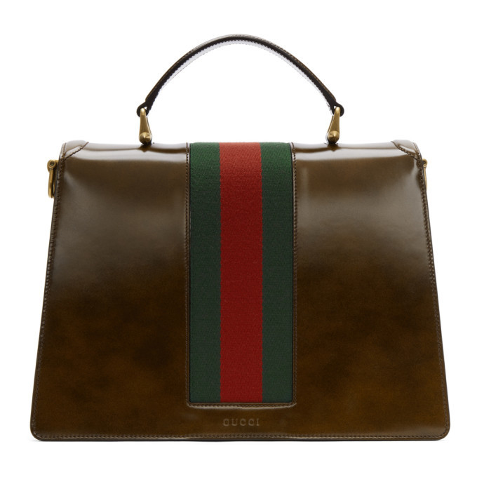 Gucci Brown Medium Borsa Snake Bag Gucci