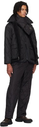 TAION Black Zip Reversible Down Jacket