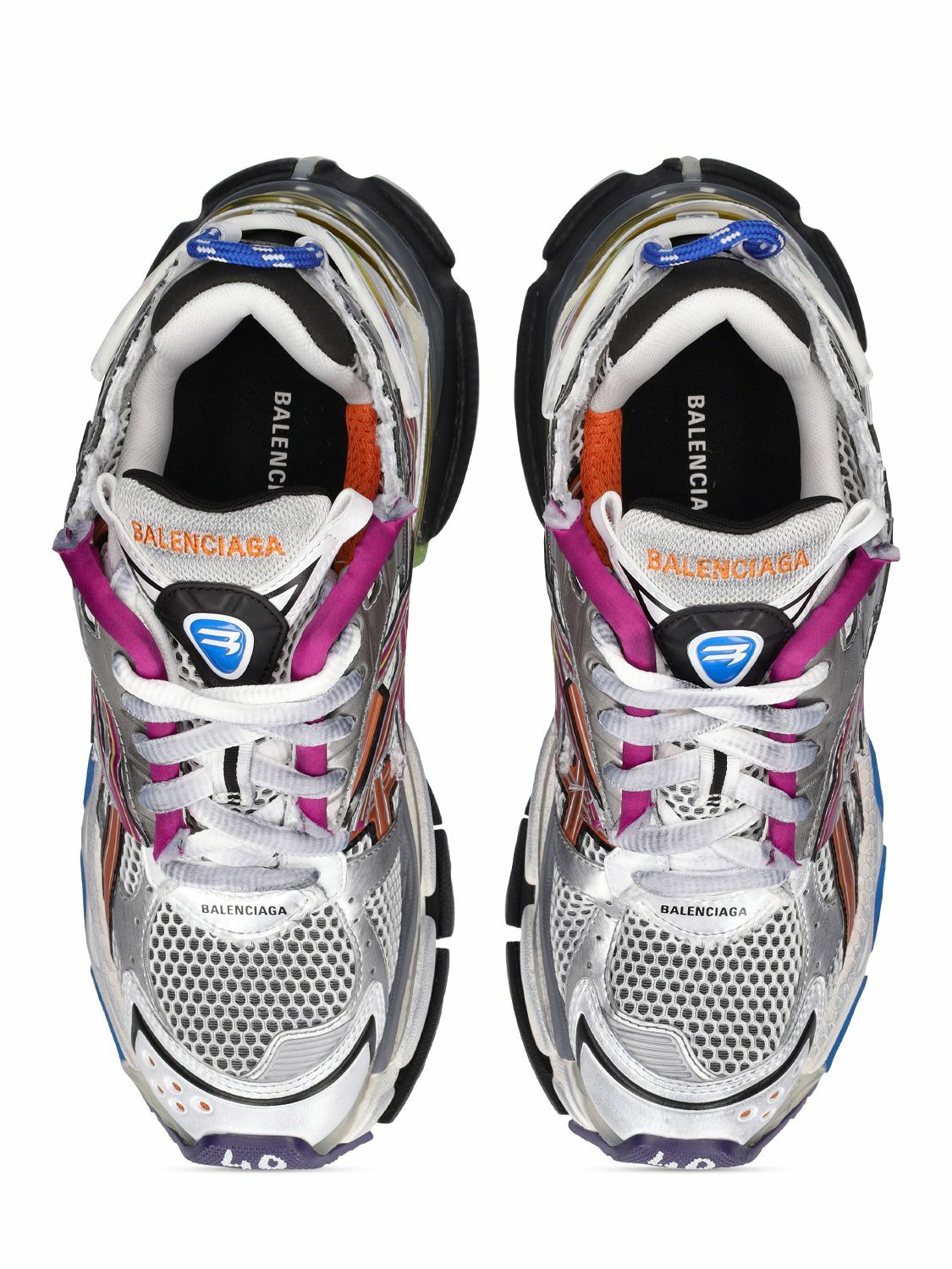 BALENCIAGA - 60mm Runner Mesh & Nylon Sneakers Balenciaga