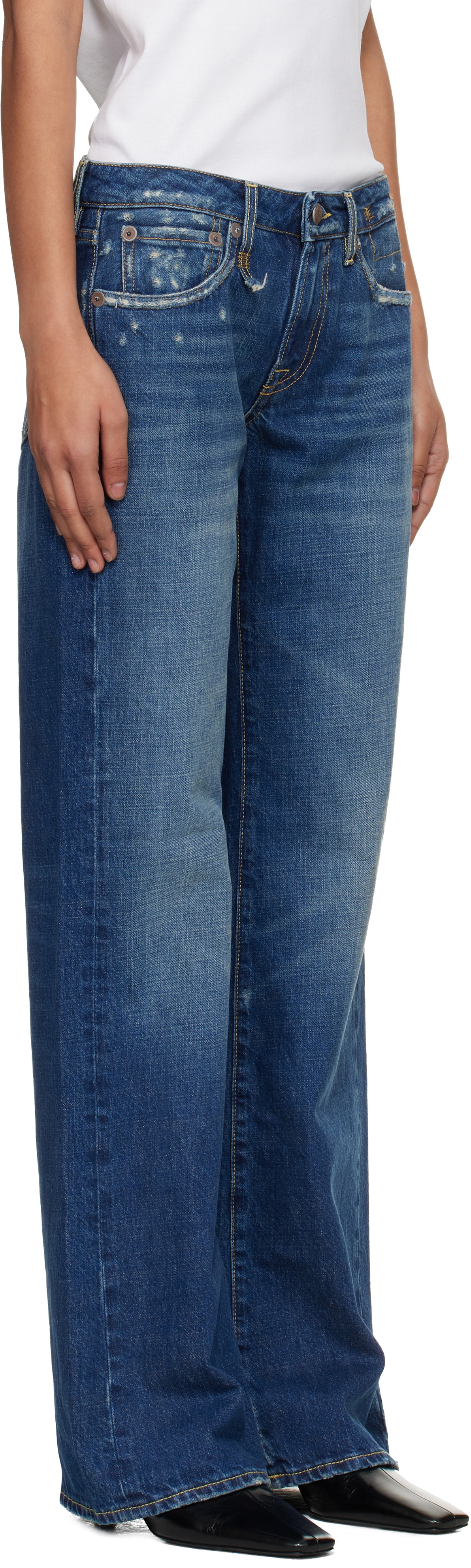 R13 Blue Effie Jeans