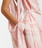 Balmain Printed asymmetric top