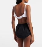 Prada Silk crêpe de chine bra top
