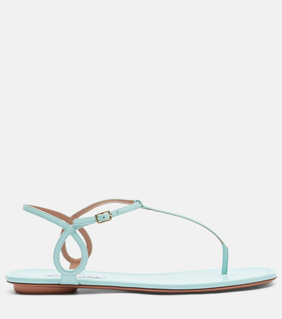 Aquazzura Almost Bare leather thong sandals
