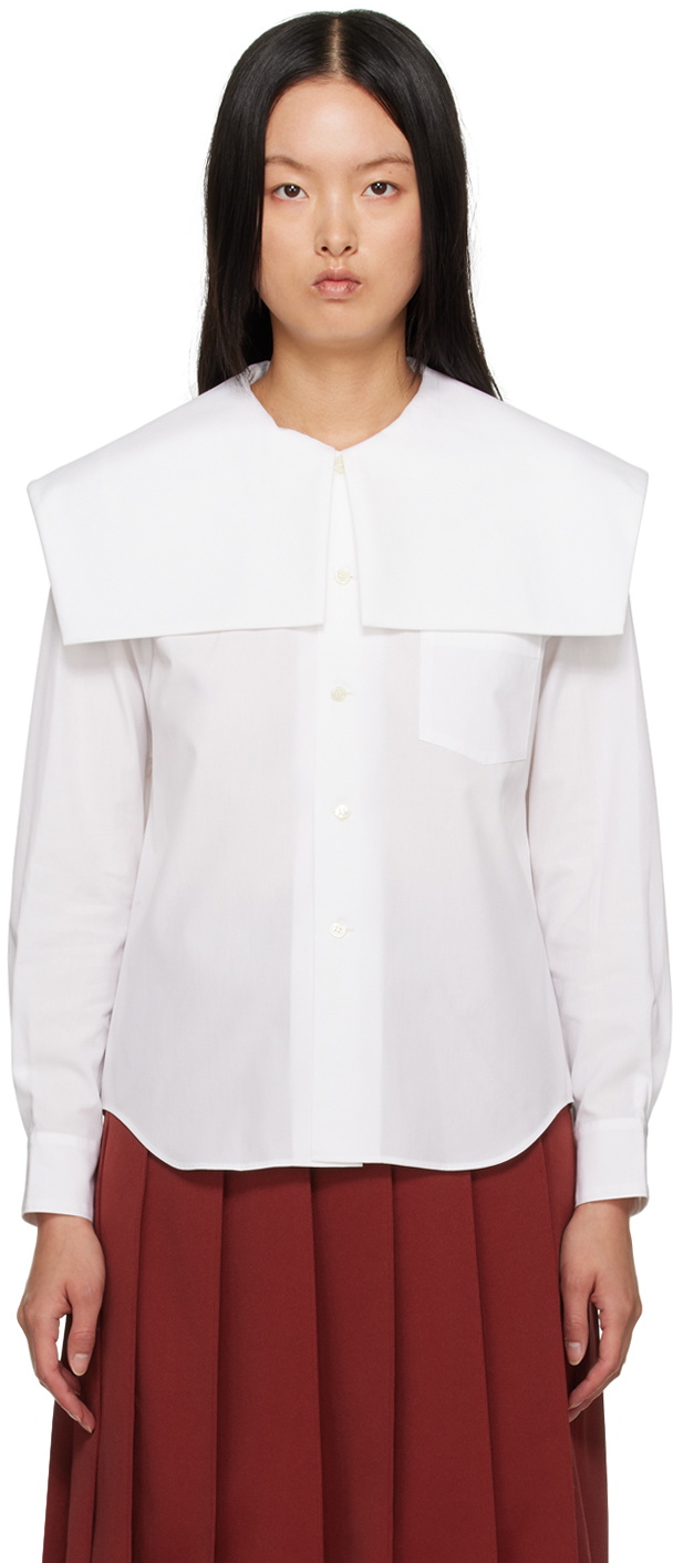 Comme des Garcons Girl SS25 Frill Collar Blouse