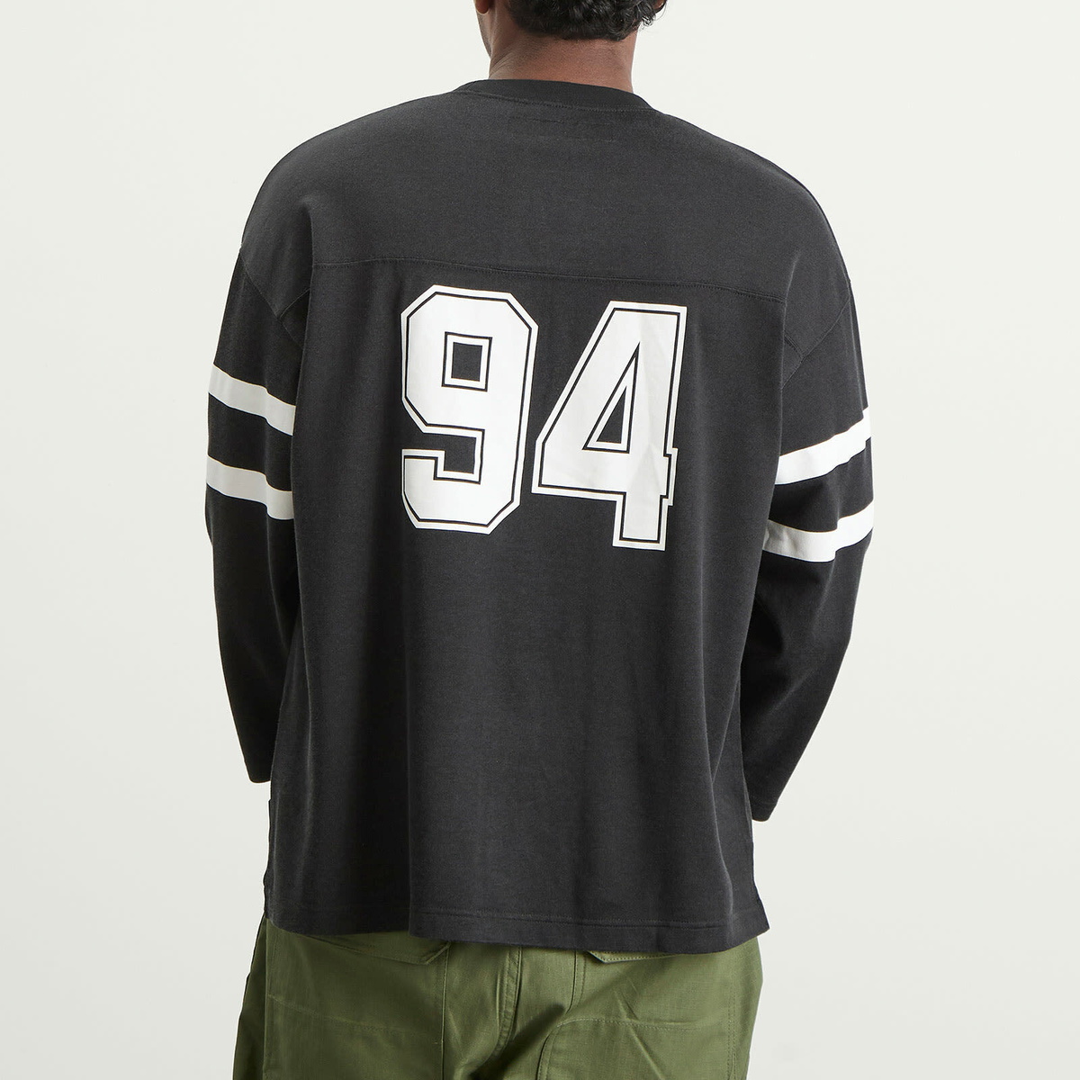 Neighborhood Men's Football Shirt in Black Neighborhood