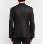 Alexander McQueen - Black Slim-Fit Pinstriped Wool-Twill Suit Jacket - Men - Black