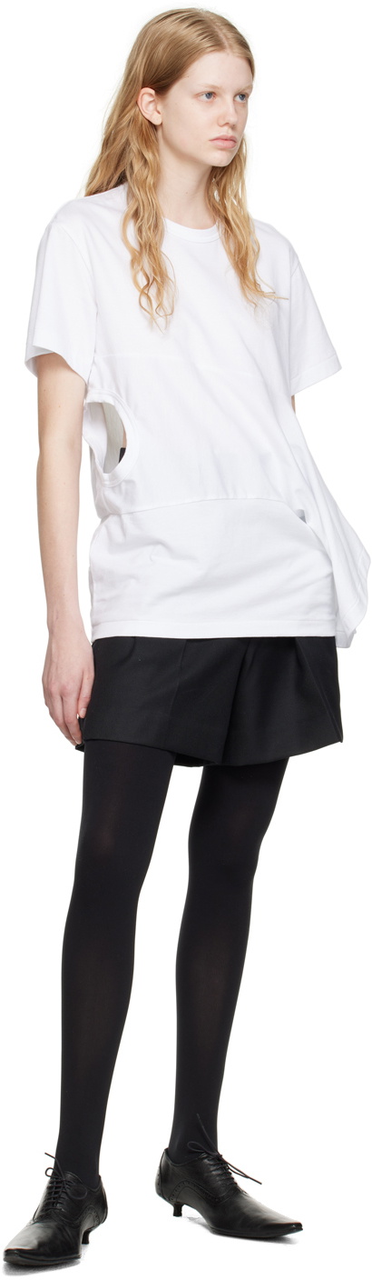 Comme des Garçons Black Pleated Shorts