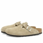 Birkenstock Women's Boston Rivet Clog - Taupe Suede