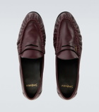 Saint Laurent Le Loafer Supple leather penny loafers
