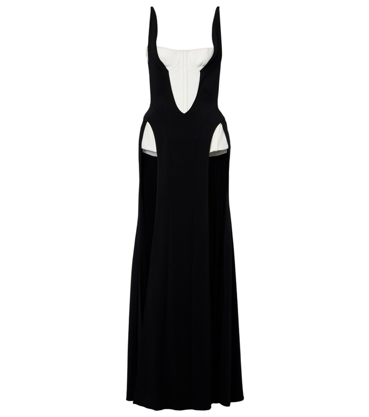 Photo: Mugler re/edit crêpe corset gown