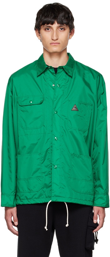 Photo: Undercover Green Nylon Jacket