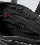 Kiton Leather-trimmed tote bag