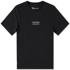 Maharishi Men's MILTYPE Embroidery Logo T-Shirt in Black