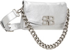 Balenciaga Silver BB Soft Small Flap Bag