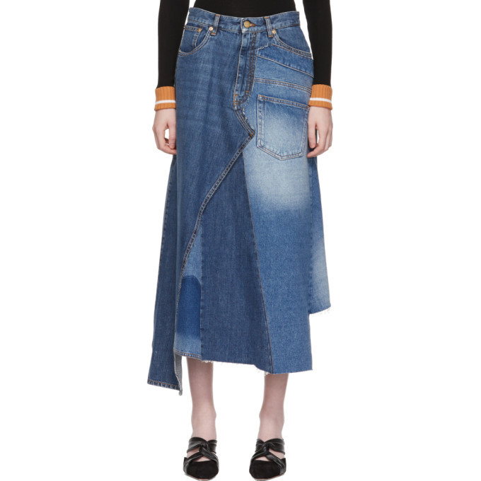 Loewe blur discount skirt