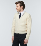 Thom Browne - 4-Bar wool and mohair cardigan