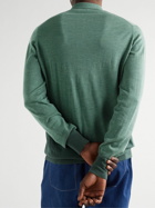 William Lockie - Slim-Fit Merino Wool Polo Shirt - Green