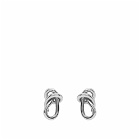 Completedworks Men's Thread Earrings in Silver