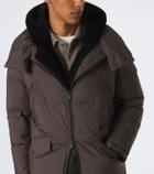 Yves Salomon Shearling-trimmed down coat