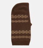 Magda Butrym Argyle wool hood