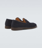 Brunello Cucinelli Suede penny loafers