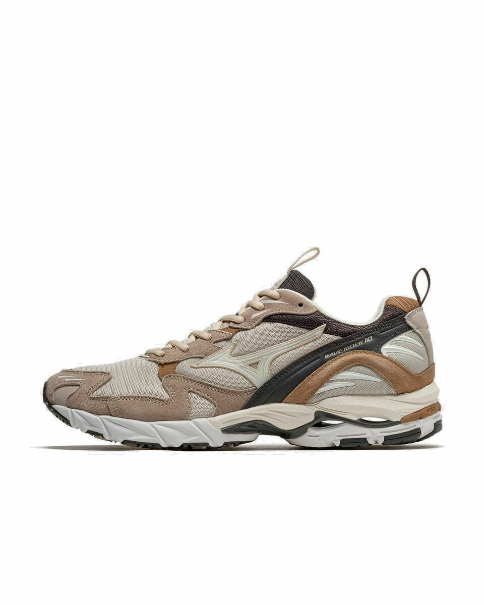 Photo: Mizuno Wave Rider 10(U) Brown|Grey - Mens - Lowtop