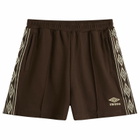 Umbro Men's Taped Track Short in Demitasse