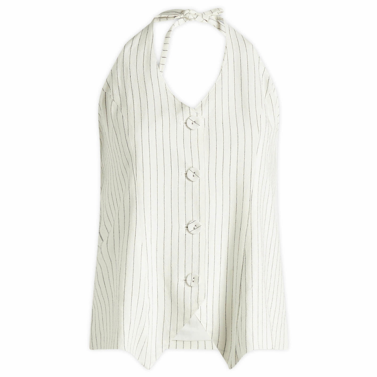 4th & Reckless Women's Sabrina Waistcoat in Pinstripe