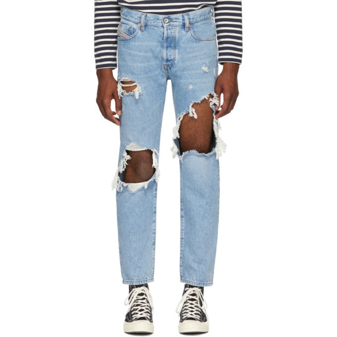 Photo: Diesel Blue Distressed Mharky Jeans