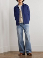 Saturdays NYC - Flores Reversible Corduroy-Trimmed Checked Cotton-Canvas Jacket - Blue