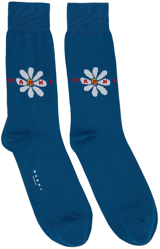 Photo: Marni Blue Cotton Socks