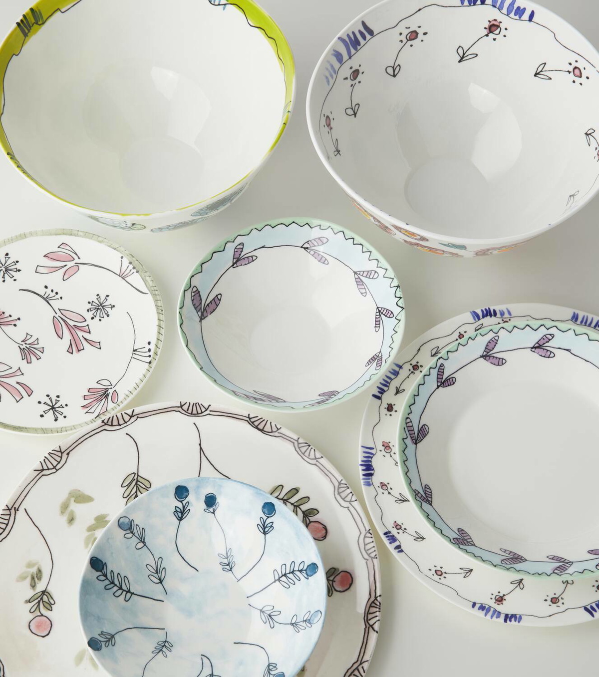 Serax x Marni Anemone Milk set of 2 dinner plates