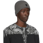 Marcelo Burlon County of Milan Grey Cross Patch Beanie