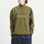 Malbon Men's Tour Divot Camo Performance Shell Jacket in Bark Camo