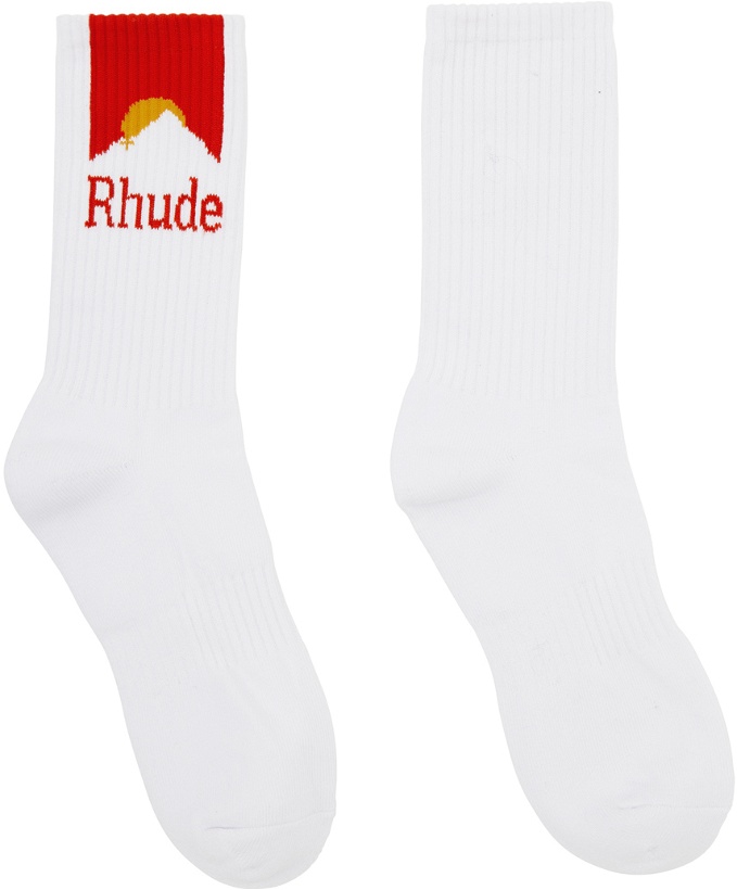 Photo: Rhude White Moonlight Socks