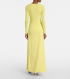 Roland Mouret Floral-appliqué gown