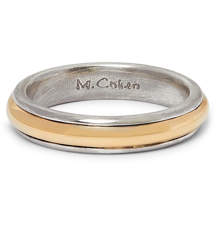 Photo: M.Cohen - 18-Karat Gold and Sterling Silver Ring - Silver