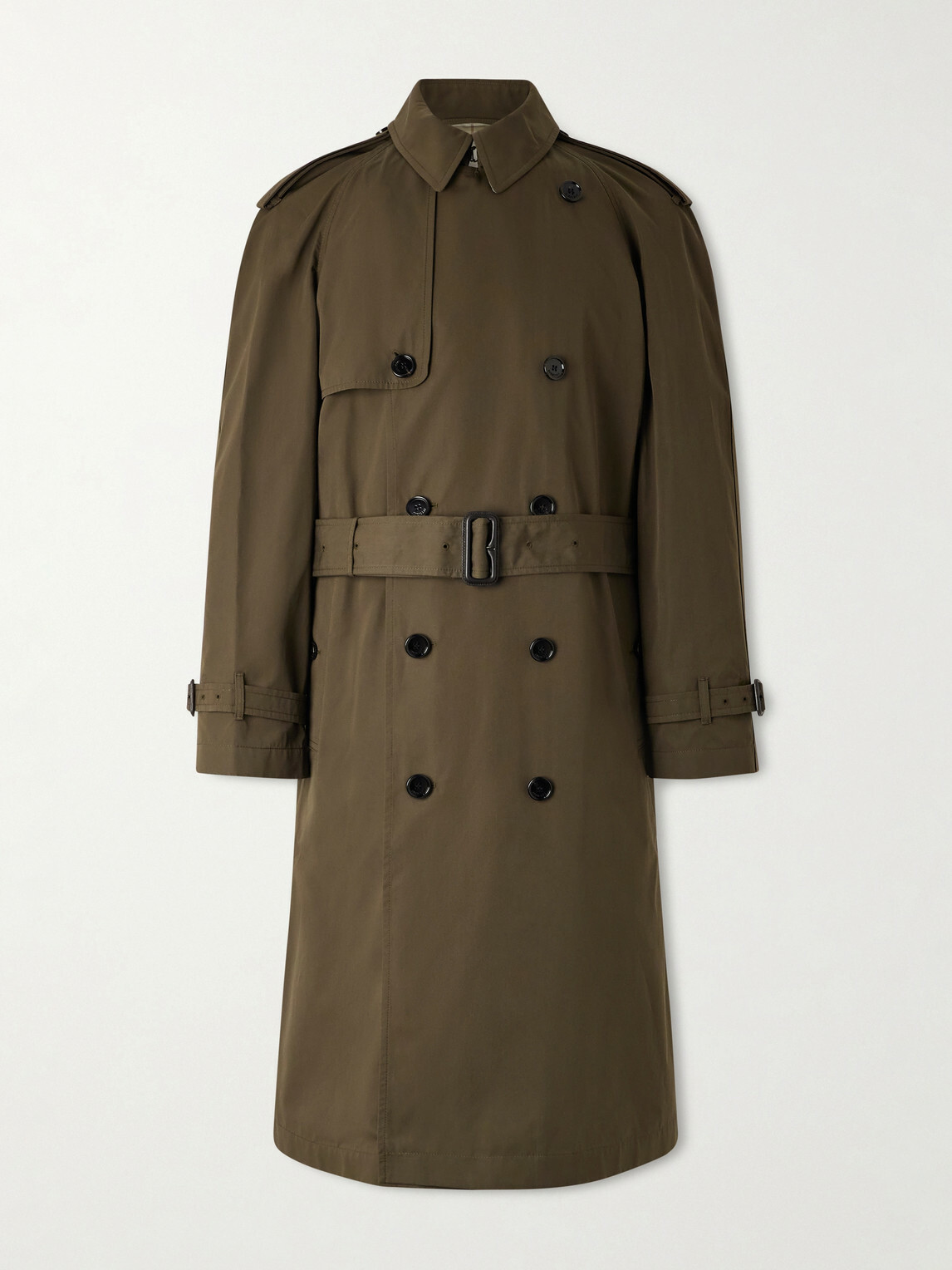 Burberry - Cotton-Gabardine Trench Coat - Green