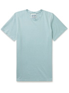 Jungmaven - Baja Garment-Dyed Hemp and Organic Cotton-Blend Jersey T-Shirt - Blue