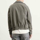 Rhude Men's Gingham Hamptons Track Jacket in White/Black
