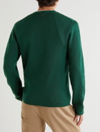 Etro - Logo-Flocked Virgin Wool Sweater - Green