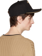 Moschino Black Double Question Mark Cap