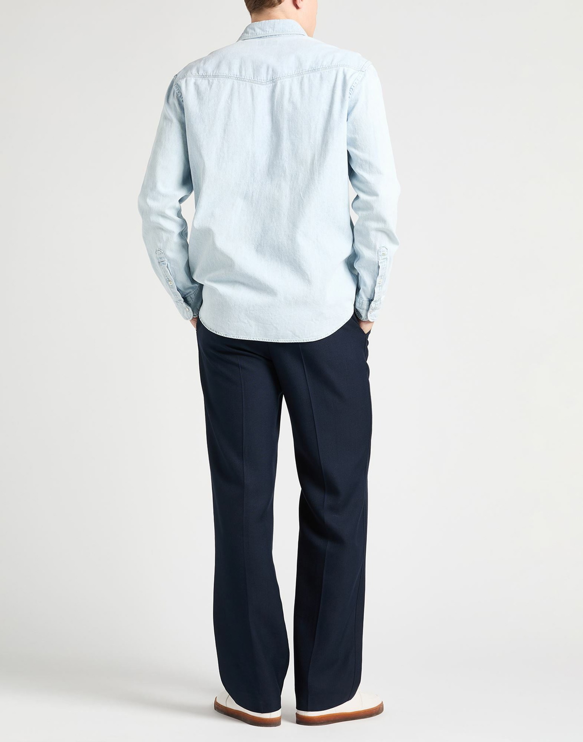Dondup Mens Denim shirt in Blue