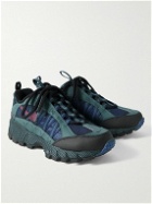 Nike - Air Humara QS Leather-Trimmed Mesh Sneakers - Blue