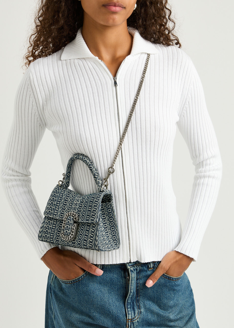 セール☆MARC JACOBS THE MONOGRAM DENIM ST MARC ミニ org.jpg