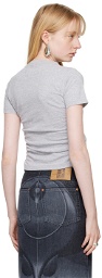 Conner Ives Gray Cinch T-Shirt