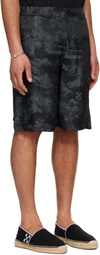 Off-White Black Jacquard Fresco Bowling Shorts