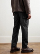 Brunello Cucinelli - Straight-Leg Wool Cargo Trousers - Gray