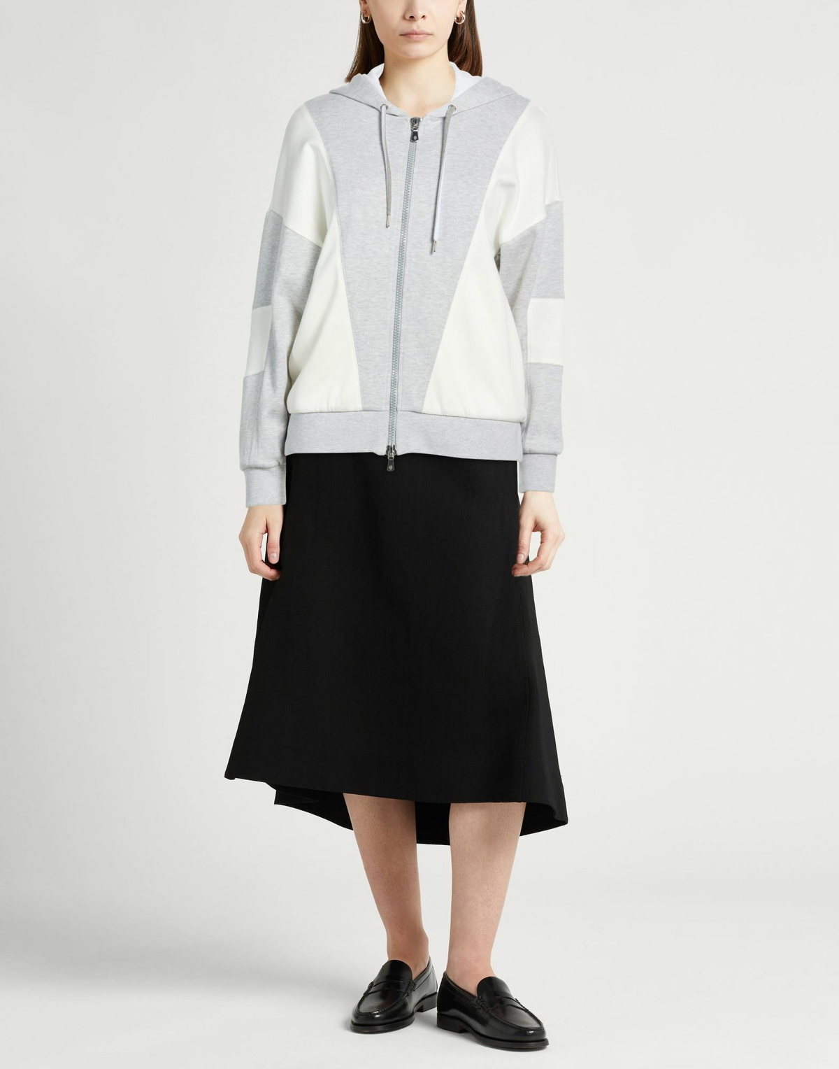 Eleventy Womens Sweatshirt Light in Grey