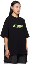 VETEMENTS Black 'Limited Edition' T-Shirt